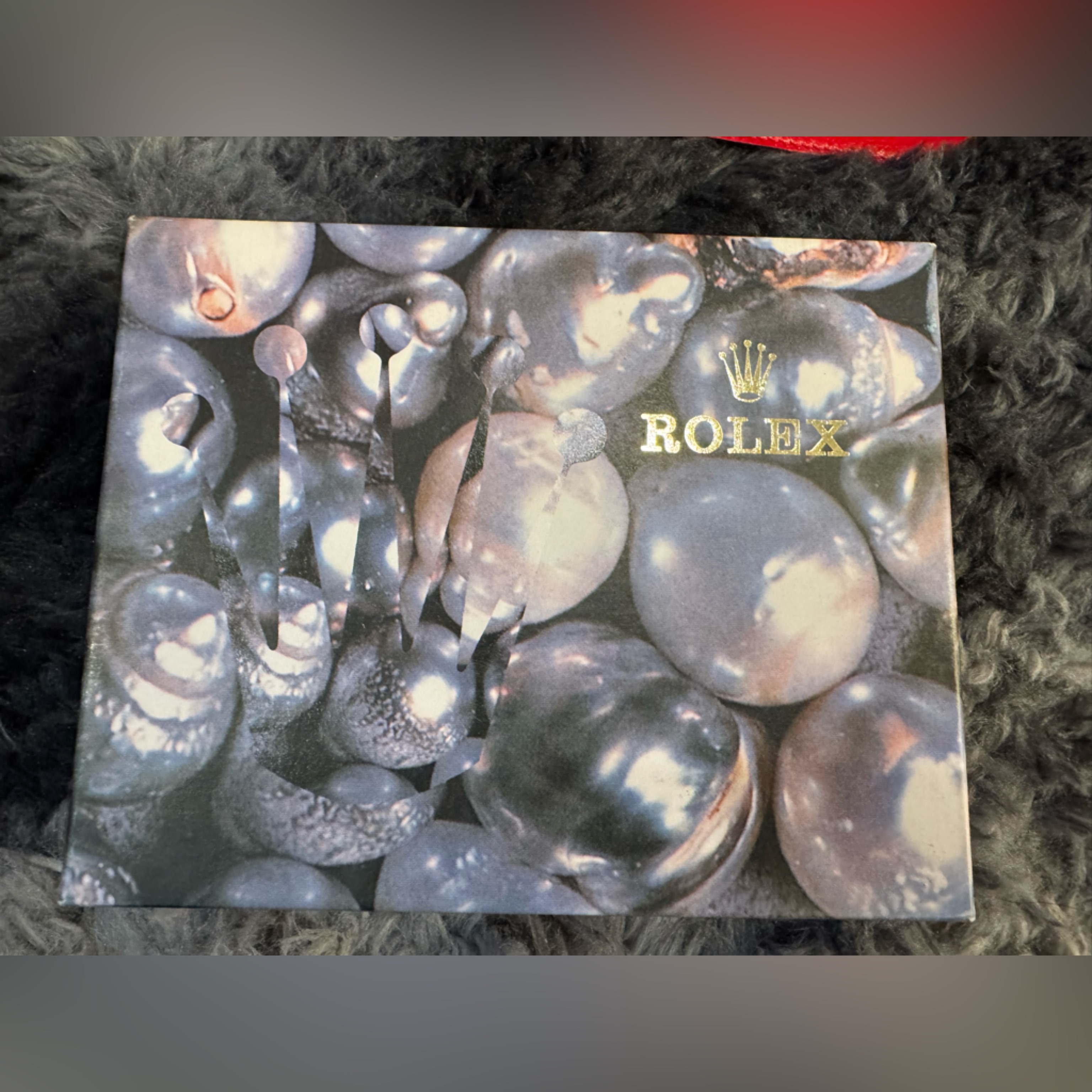 vintage 1996 rolex womenampacircs box with pearl design
